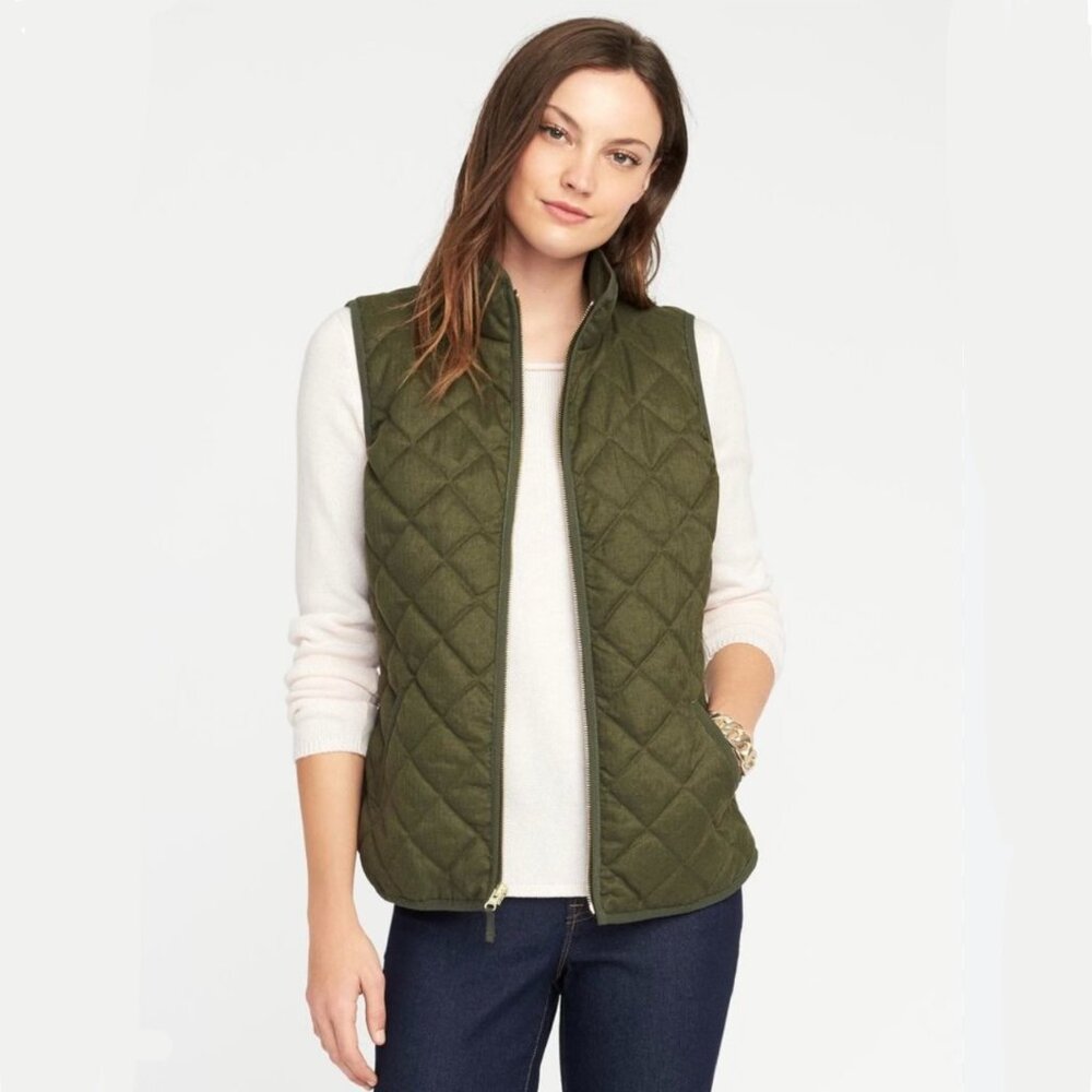 Old Navy Textured Quilted Vest
